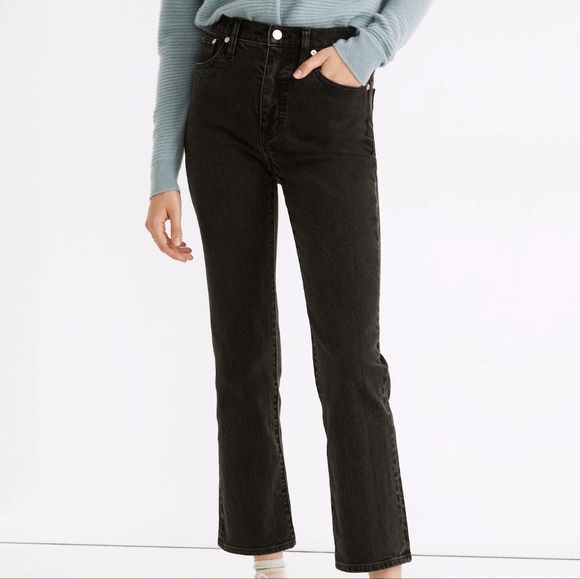 Madewell Tall Slim Demi-Boot Jeans in Lunar Wash Size 26T - Picture 2 of 12